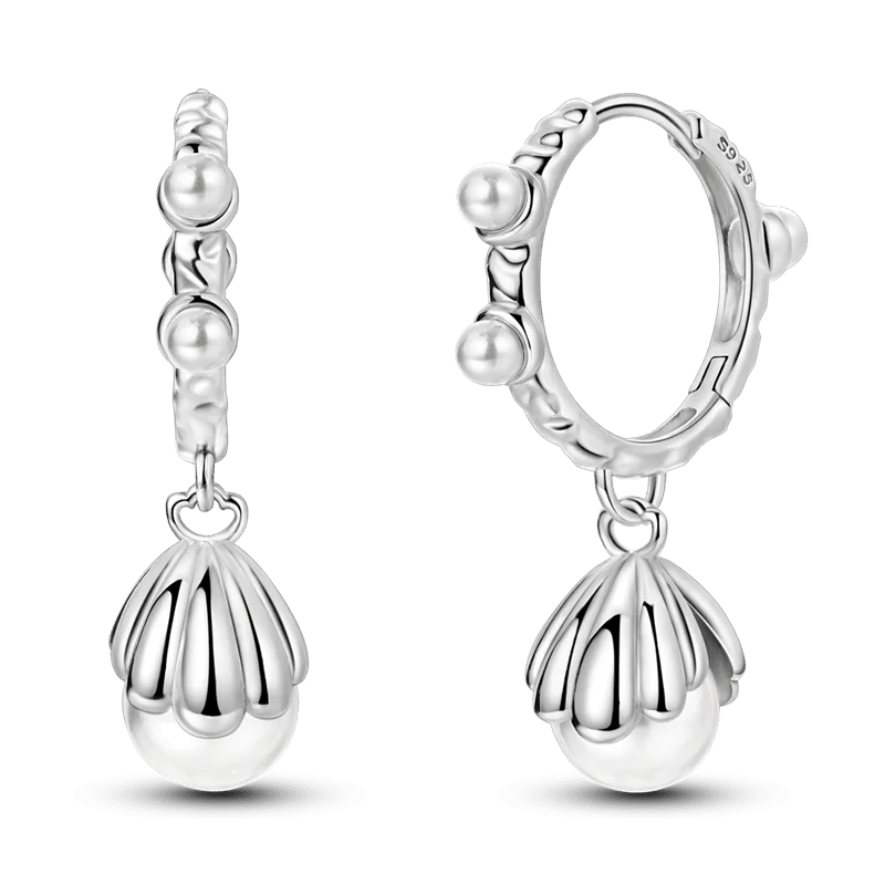 925 Sterling Silver Colored Zirconium Cross Skull Iron Tower Feather Coffee Cup Star Earrings Gift for Women Jewelry Wedding - Clacker