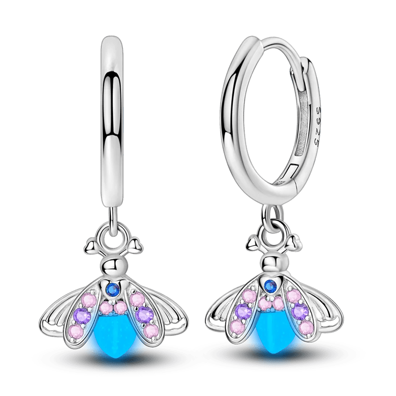 925 Sterling Silver Colored Zirconium Cross Skull Iron Tower Feather Coffee Cup Star Earrings Gift for Women Jewelry Wedding - Clacker