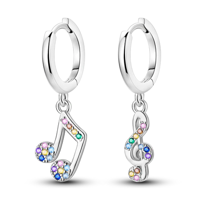 925 Sterling Silver Colored Zirconium Cross Skull Iron Tower Feather Coffee Cup Star Earrings Gift for Women Jewelry Wedding