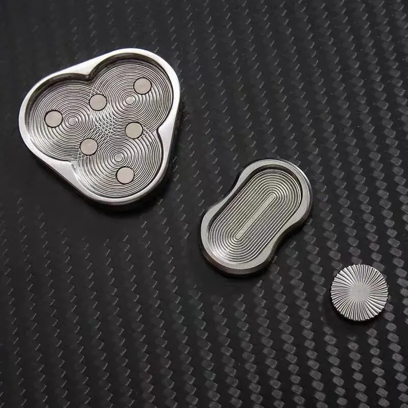 Magnetic Fidget Slider Adult EDC Metal Fidget Toy ADHD Hand Spinner Autism Sensory Toys Anxiety Stress Relief Adult Gifts - Clacker