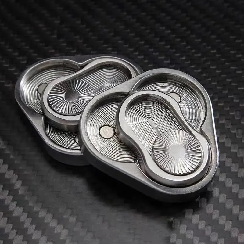 Magnetic Fidget Slider Adult EDC Metal Fidget Toy ADHD Hand Spinner Autism Sensory Toys Anxiety Stress Relief Adult Gifts - Clacker