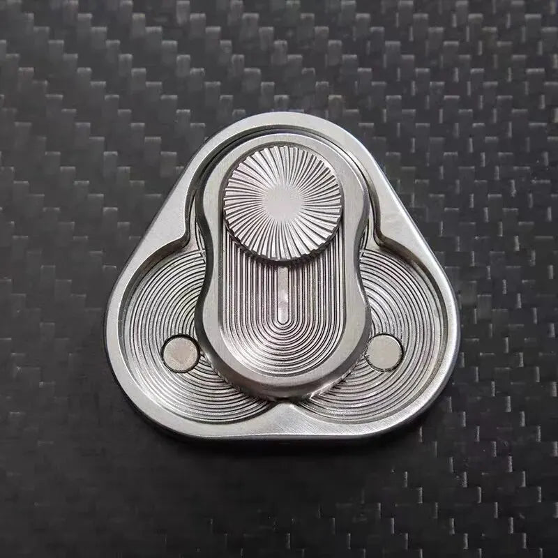 Magnetic Fidget Slider Adult EDC Metal Fidget Toy ADHD Hand Spinner Autism Sensory Toys Anxiety Stress Relief Adult Gifts - Clacker